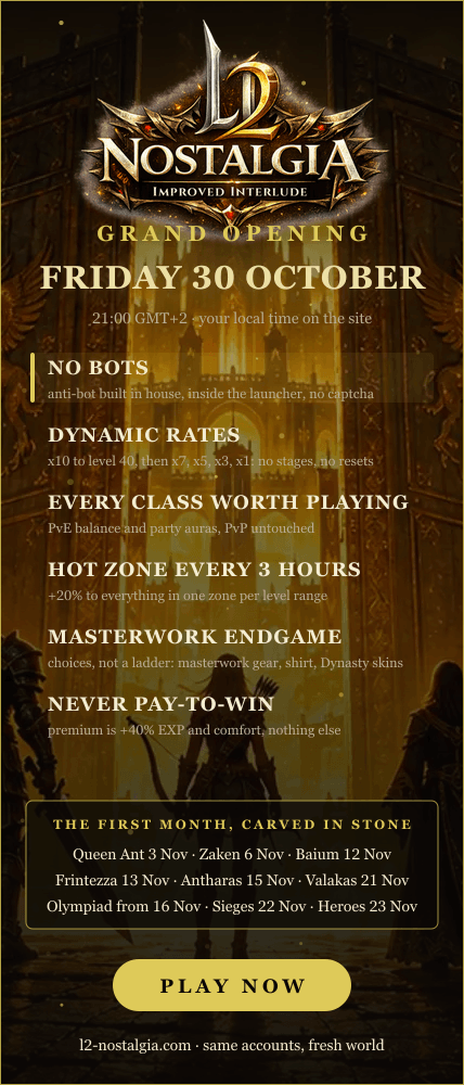 L2 Nostalgia Lineage 2 banner