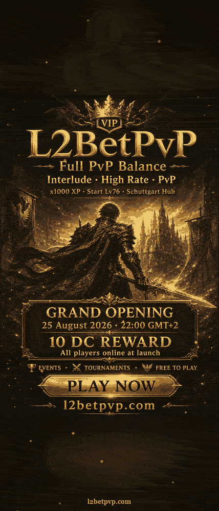 L2BetPvP Lineage 2 banner